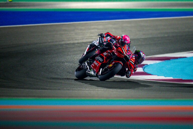 GP of Qatar: Bagnaia Secures Second Place in an All-Ducati Podium