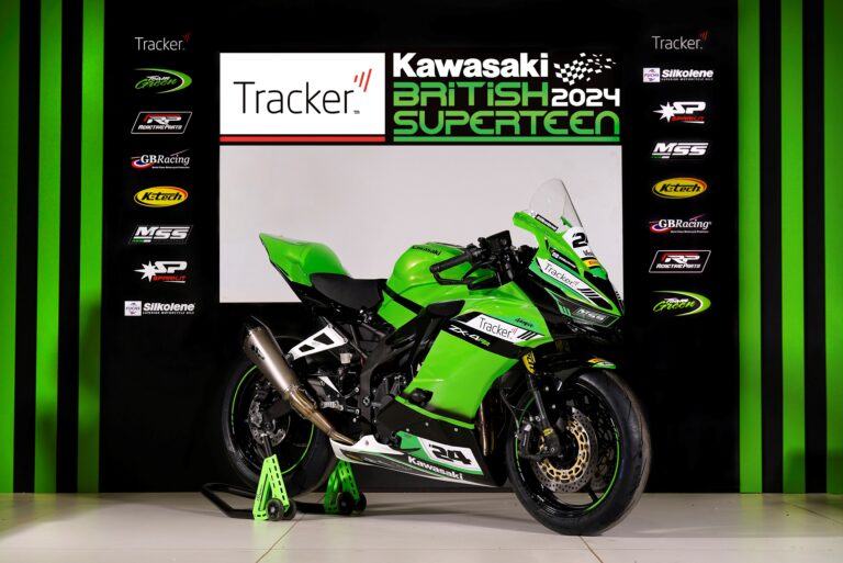 Tracker announced as the Title Sponsor of the Kawasaki British Superteen series!