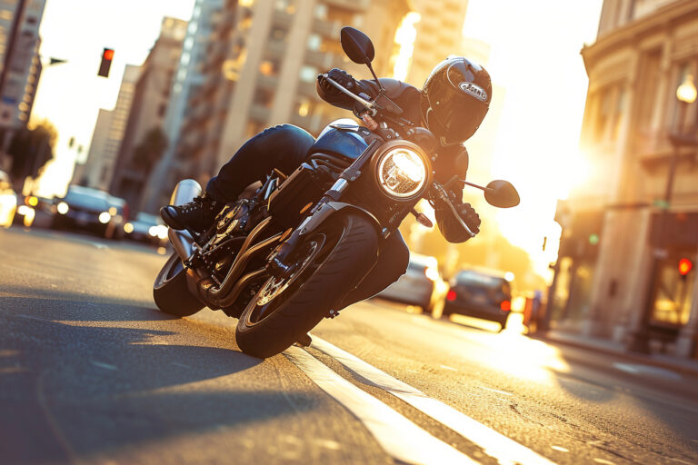 Why is learning to ride a motorcycle an exhilarating experience?