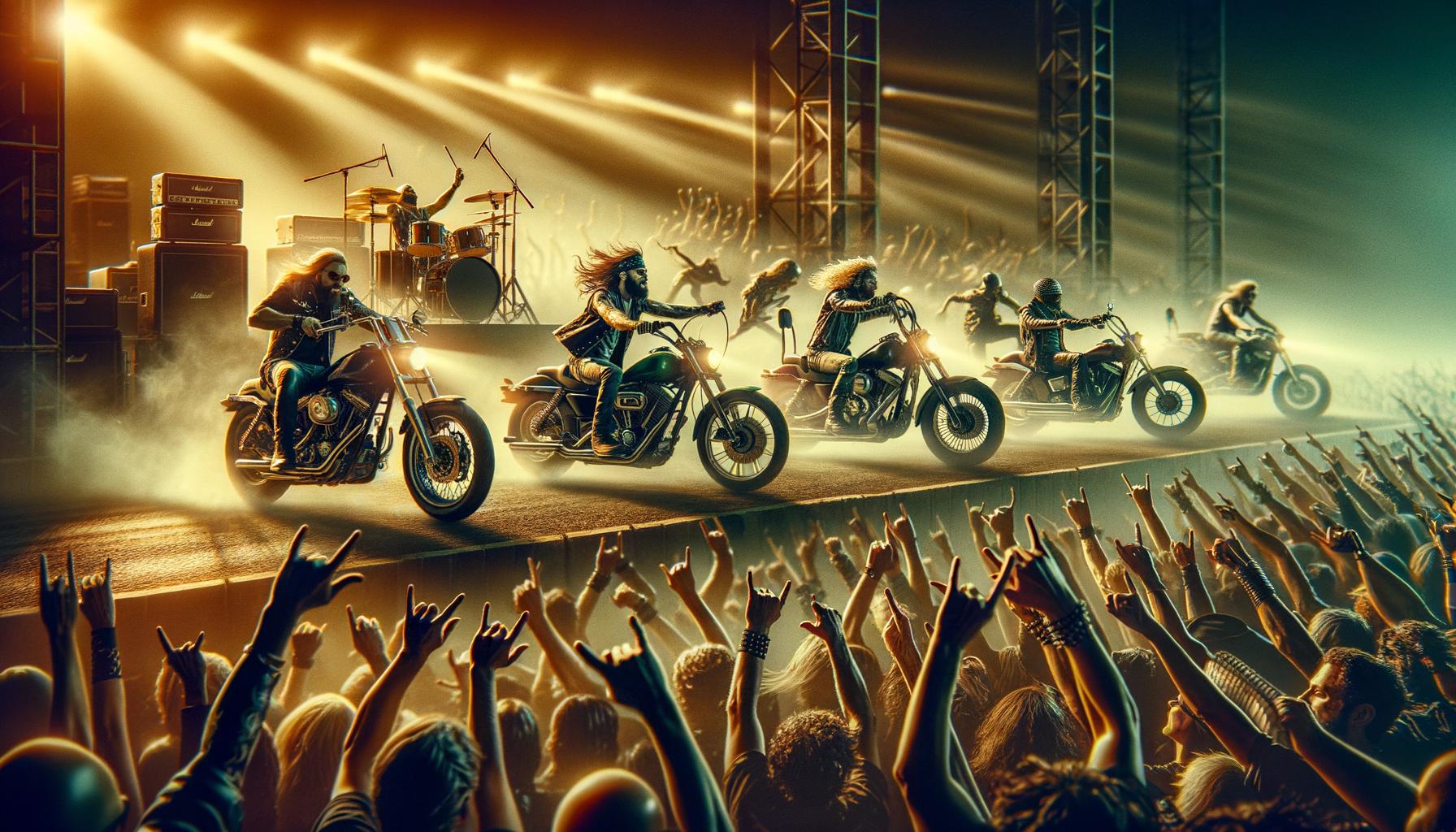 discover the exhilarating deacons of deadwood annual blowout, a thrilling mix of motorcycle madness, electrifying foghat performances, and the infectious energy of the fabfive.