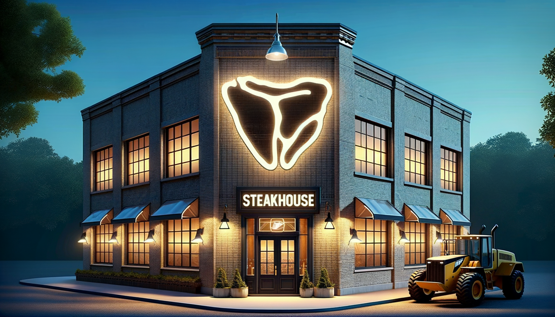 discover the fascinating story of how a steakhouse contributed to the creation of this iconic equipment logo.