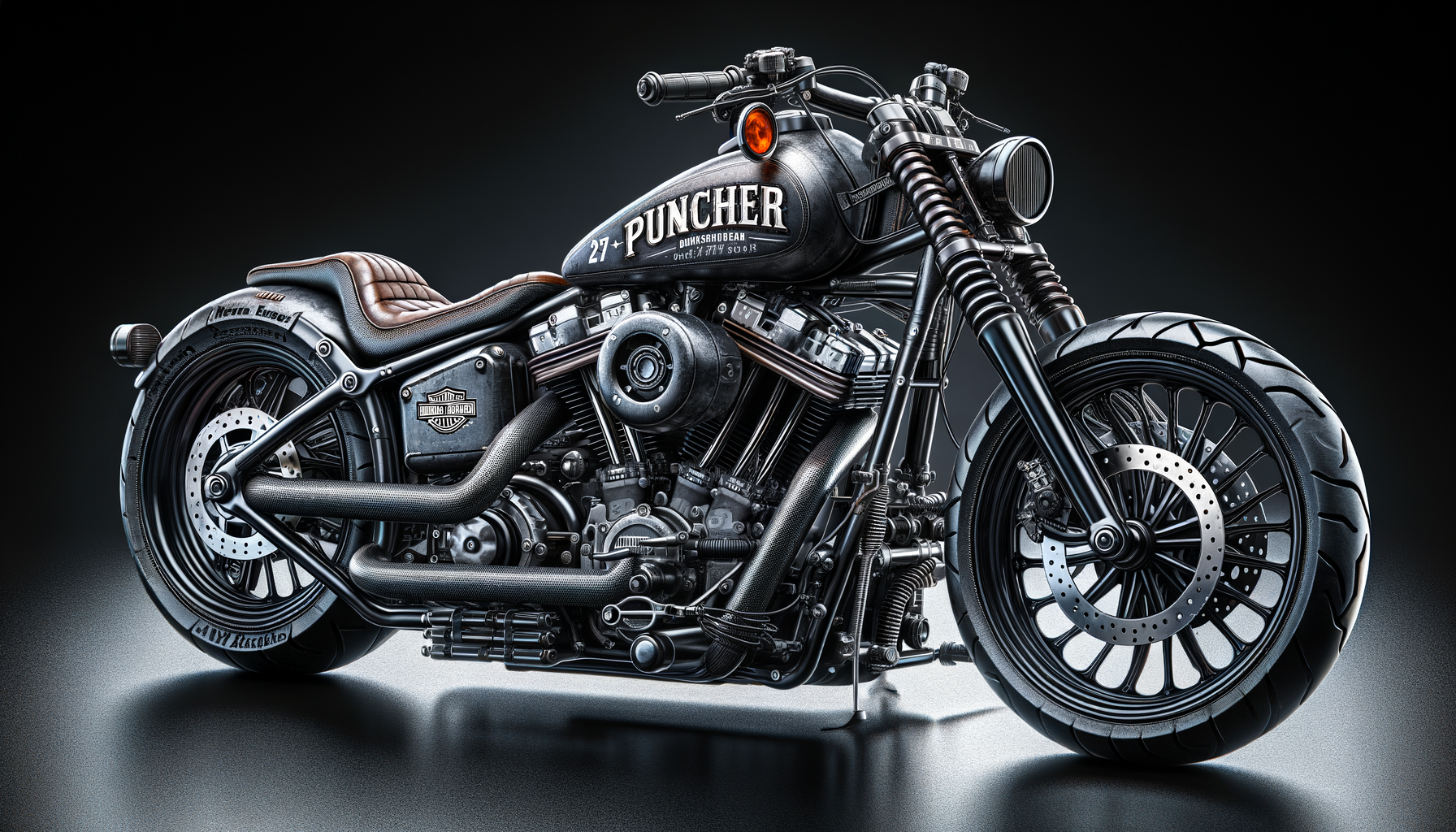 harley-davidson puncher is a custom 2016 dyna designed to leave you speechless with its unique customizations and powerful performance.