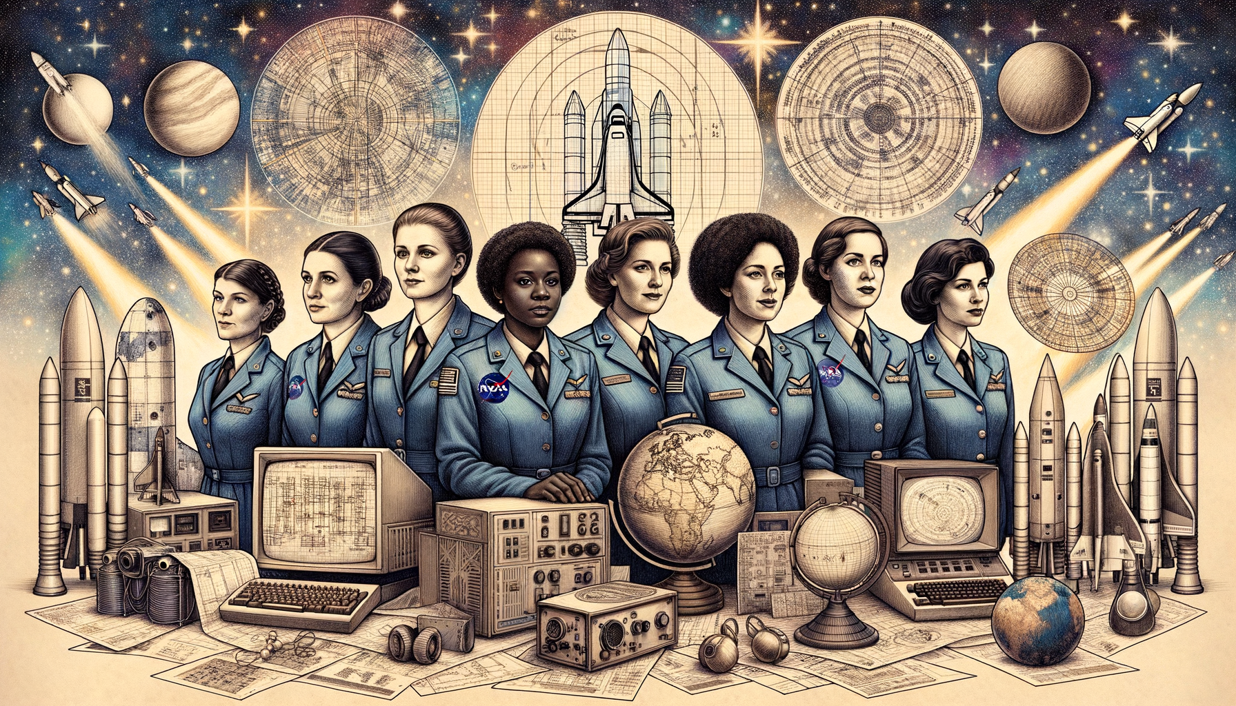 discover how nasa's first six women astronauts revolutionized space exploration and paved the way for future female astronauts.