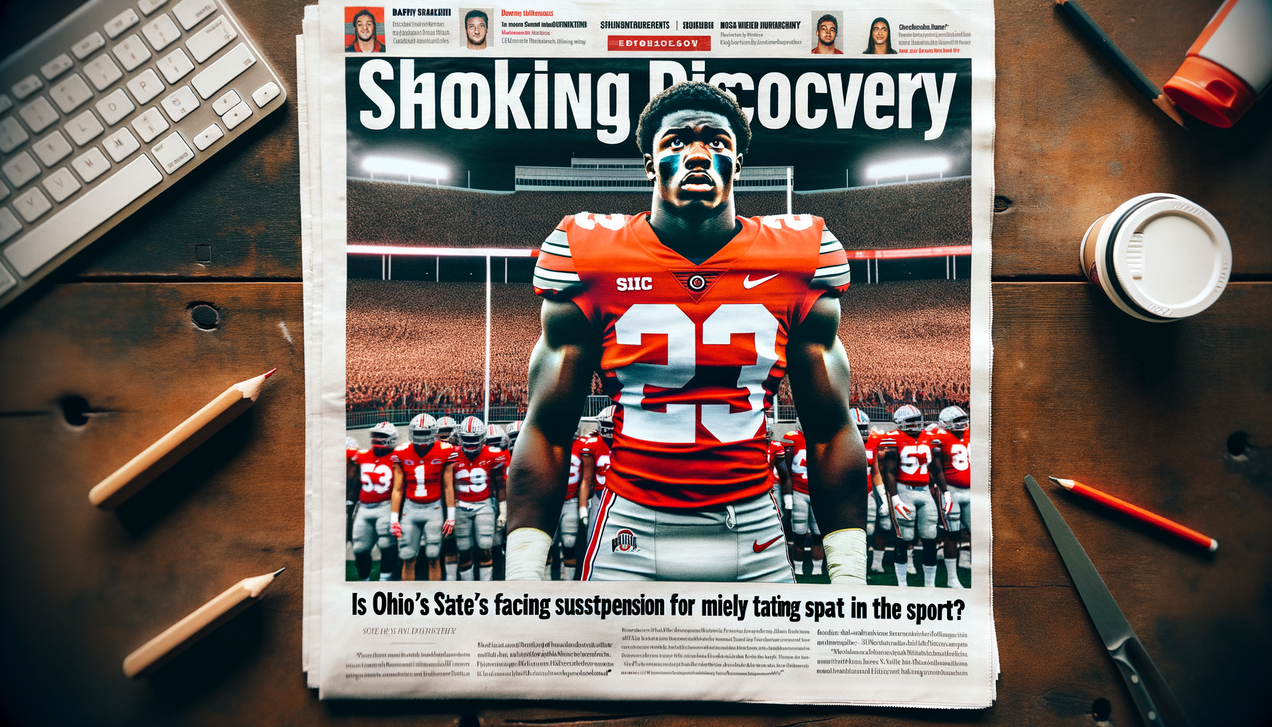 learn about the potential ongoing suspensions facing ohio state's top football prospect and the controversy surrounding his mere participation in the sport.