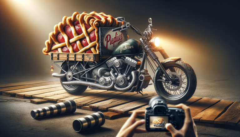 ‘Pie Wagon’ custom motorcycle delivers unique concept
