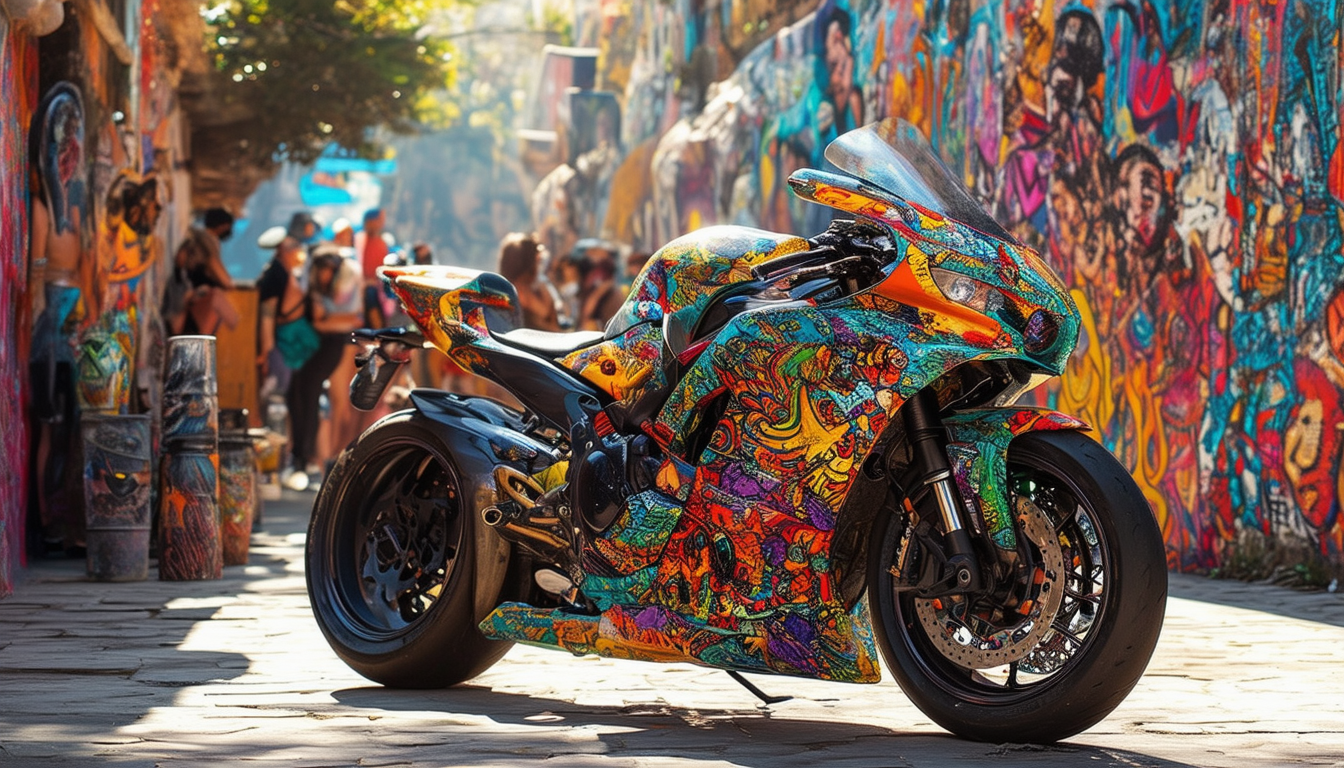 explore the breathtaking realm of moto art that will transform your view on creativity and passion, showcasing stunning works that blend the thrill of motorcycles with artistic expression.