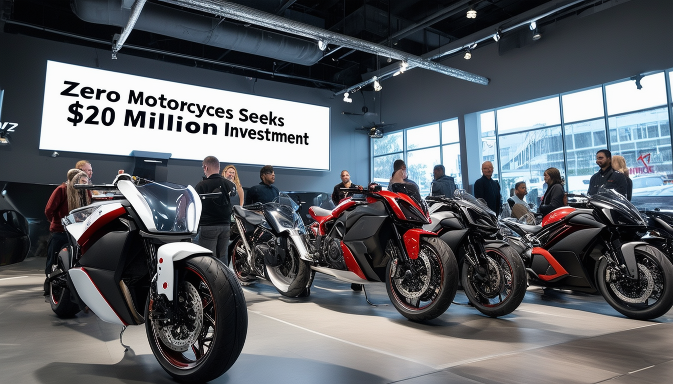 zero motorcycles is aiming for a significant $120 million investment to fuel its growth, showcasing a range of exciting new electric motorcycle models that promise to redefine the riding experience.