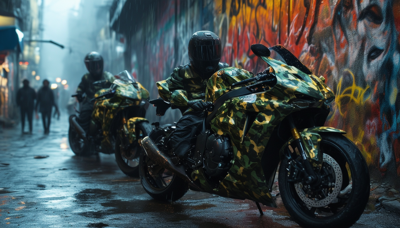 discover how camouflaged motorcycles are revolutionizing security in the world of biking. this article explores innovative stealth designs that help riders outsmart thieves and enhance motorcycle protection.