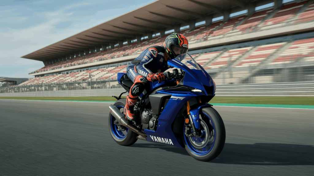 motorcycle racer yamaha