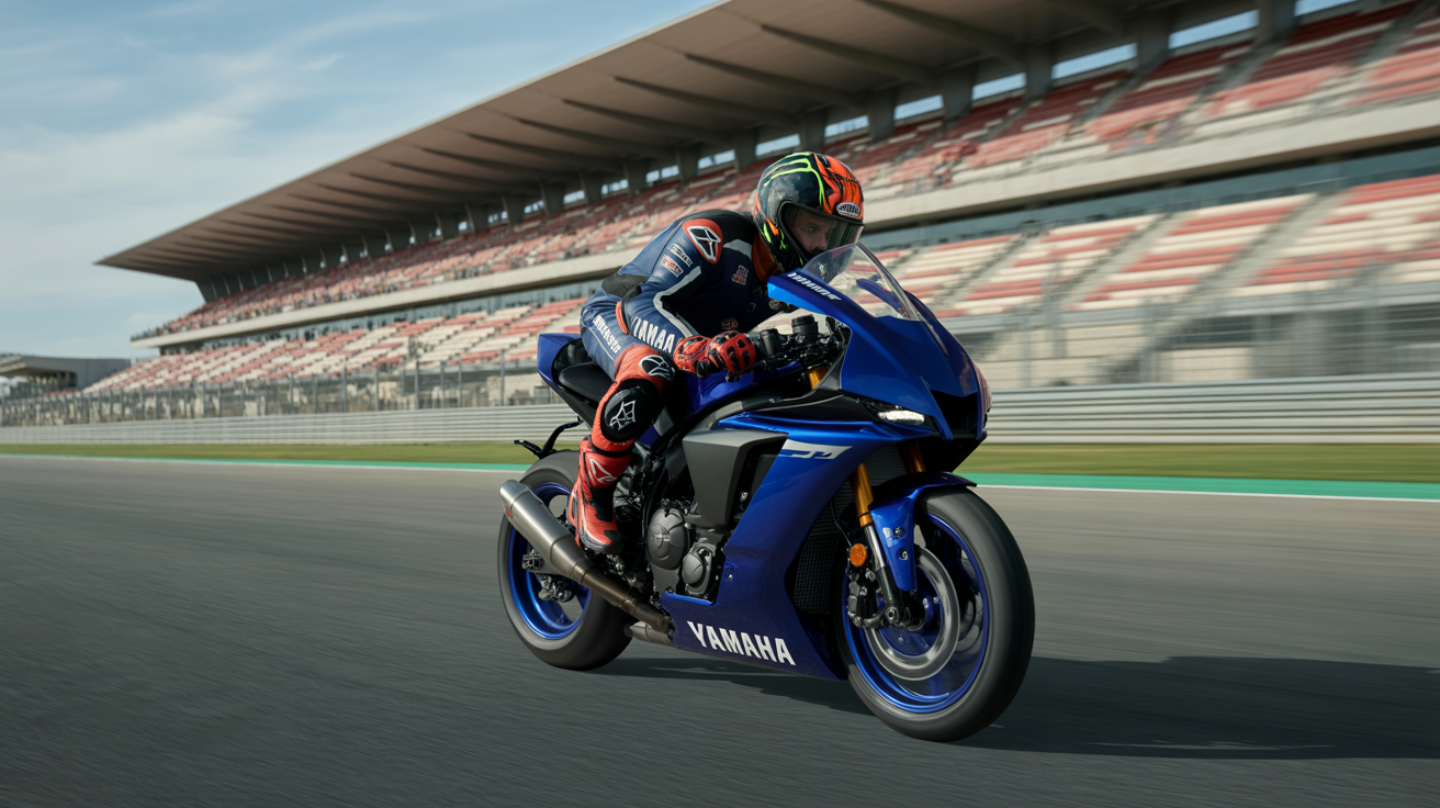 motorcycle racer yamaha