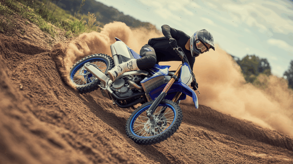 yamaha yz450f jump dirt